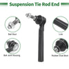 Jeep 4 x Front Suspension Kit Outer Tie Rod Ends Front Sway Bar Link