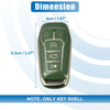 Ford Fusion, F150, Mustang TPU Remote Key Fob Case Cover 5 Button (2013-2023)