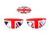 Mini Cooper R55 R56 R57 R58 Red Flag Door Handle & Glove Box Cover (2007-2013)