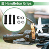 Motorcycle 7/8" 22mm Hand Grips Rhombus Black