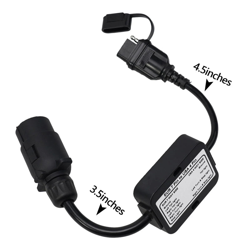 Car Converter Parts Round Trailer Light 7-Pin