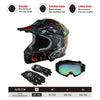 Kids Motocross Youth ATV Helmet DOT Off Road Full Face (S/M/L/XL)