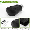 Honda Civic 2016-2021 Pebbled Black Faux Leather Gear Shift Knob Cover