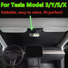 Tesla Front Windshield Anti-UV Sun Visor Screen Protector Sunshade