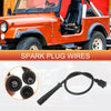 Jeep CJ5 J10 Wrangler 7pcs Spark Plug Wire Ignition Coil Cable (1976-1986)