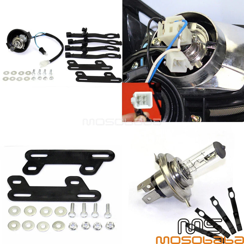 Kawasaki KLX110 / 125 / 140 / 250 / 300, Suzuki DR100 Dirt Bike Headlight Lamp (2002-2023)