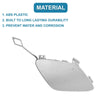 Mercedes-Benz E250 (2014-2015) Silver Tone Front Bumper Tow Hook Cover