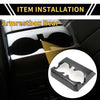Chevy Colorado Carbon Fiber Armrestbox Rear Cup Holder Cover (2023-2024)