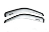 Mazda BT-50 Silver Visor Shield Deflector Weather Guard (2006-2011)