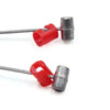 Motorcycle Scooter 2 x Metal Clutch Line Cable Wire