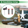 Motorcycle Hand Grips / 7/8 22mm / Handlebar Rubber Red