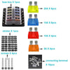 Car 10 Way Circuit ATO ATC Blade LED Fuse Box Block Holder