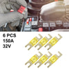 Car Truck Motorcycle Boat Audio 6 x 150A AFS Mini ANL Fuses