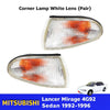 Corner Light Indicator Lamp L+R Fits Mitsubishi Lancer Mirage Sedan 1992-96 D06