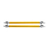 Universal Gold Adjustable Front Bumper Lip Splitter Strut Rod Tie Support Bar