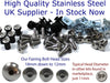 Suzuki GSX1300R Hayab Fork Head & Windshield Bolts (1999–2007)