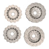 RS7 4 x Front & Rear Vented Drilled Dimpled Disc Brake Rotors (2014–2016)