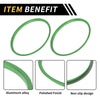 Toyota Tacoma AC Vent Dashboard Decoration Rings 4 x Green (2016-2021)