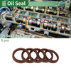 Make Model Oil Seal / 35.5x43.5x5.5mm / Seal Ring FKM Rubber 5 Pcs