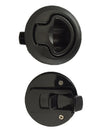 Boat / Caravan / 4WD - Black 2x Flush Mount Slam Latch 62mm