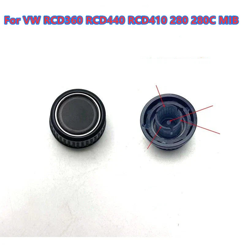 VW RCD360 RCD440 RCD410 280 280C Car Radio Knob Button Turn Knob Right