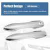 Toyota Camry Set Door Handle Cover Chrome Silver Tone (2018–2023)