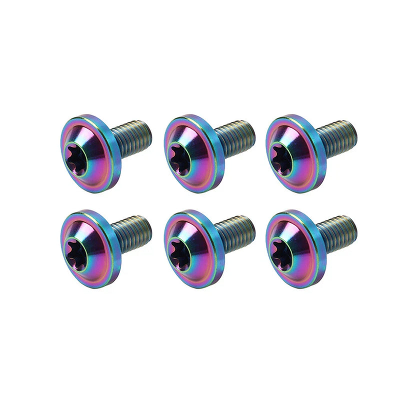 Bike Motorcycle 6 x M5x30mm Alloy Torx Head Screws