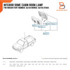 Nissan Navara D21 D22 King Cab Datsun 720 Dome Light Lamp (1997-2006)