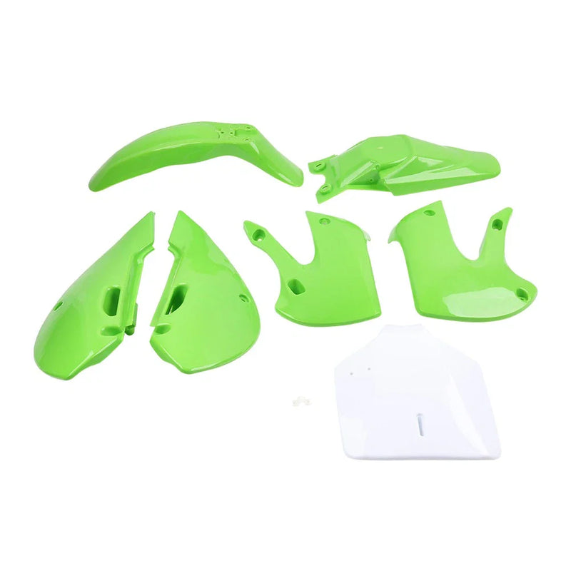Kawasaki KLX110 Body Work Fairing Mudguard Kit (2000-2009)