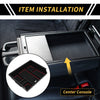 Chevy Silverado GMC Sierra Red Full Center Console Organizer Insert Tray