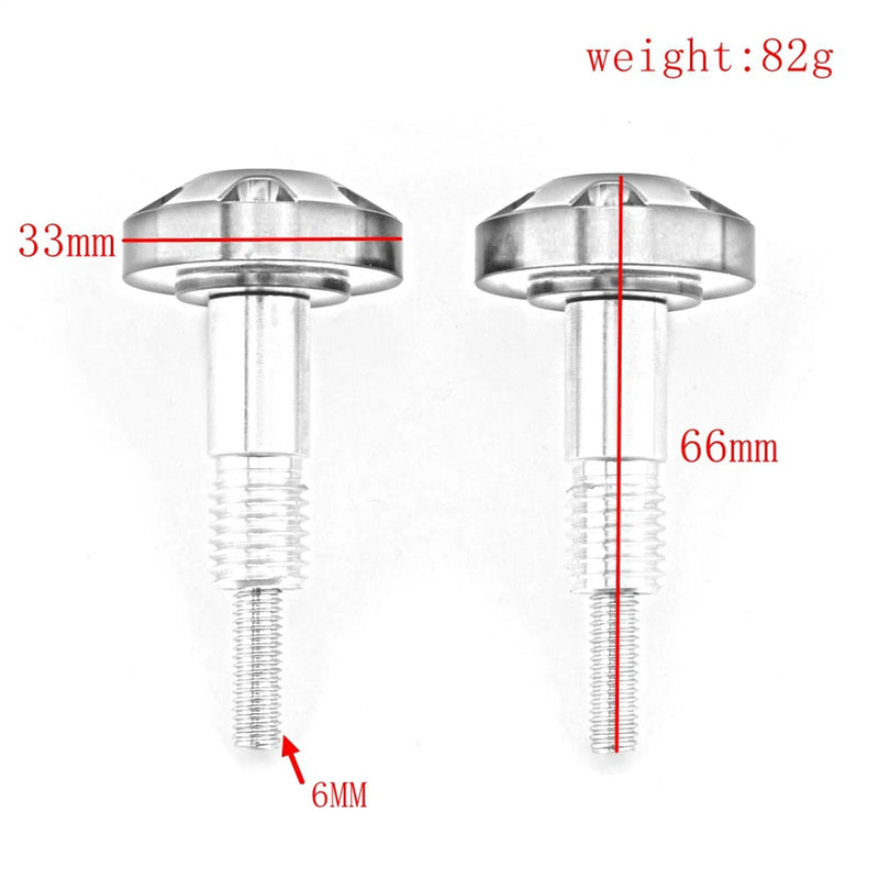BMW R18 Black White Aluminum Handlebar Grip Ends Caps (2020-2023)