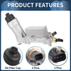 Chrysler 200 Engine Oil Cooler Filter Housing Set with Gaskets (2011-2014)