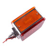 Car Square Dual Face Stud Mount Fender Marker Turn Signal Lights