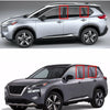 Nissan Rogue 6Pcs Black Door Window Trim Pillar Posts (2021–2023)