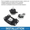Ford Explorer 2.0L 2.3L Engine Motor Trans Mount Set (2012-2019)