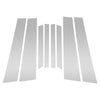 BMW X6 (2015-2019) Silver Tone 8 Pcs Door Pillar Window Trim