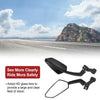 M8/M10 Rear View Mirror Side Mirror Black Plastic 1 x Motorcycle
