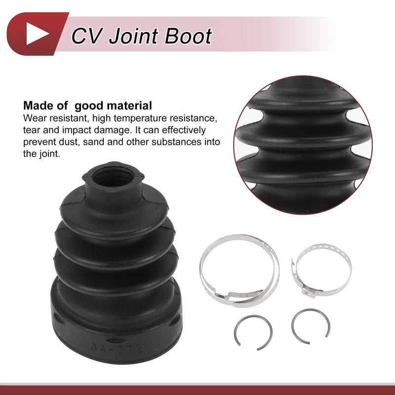 Mitsubishi Lancer Inner CV Joint Boot Kit w/ Clamps (2012-2017)