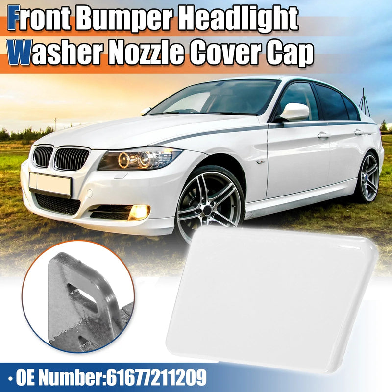 BMW E90 E91 Left Side Front Bumper Headlight Washer Nozzle Cover (2006-2011)
