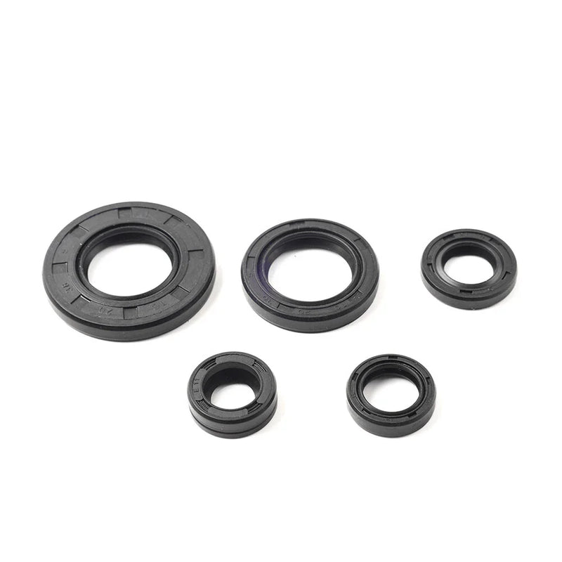 Yamaha YBR125 5 x Motorcycle Engine Gear Shaft Oil Seals (2005-2016)