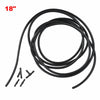 Windshield Washer Wiper Tube Hose Connector Splitter 300CM Black
