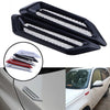 Universal Fit Accessories Black Car Fender Side Hood Air Flow Vent Stickers