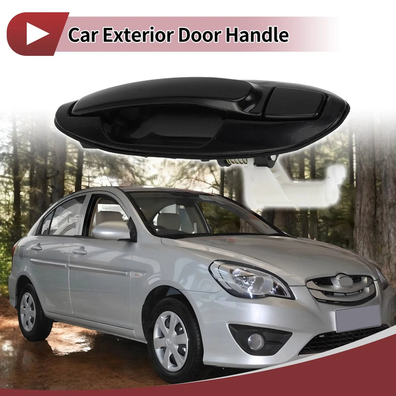 Hyundai Sonata Rear Right Black ABS Exterior Door Handle (2011-2019)