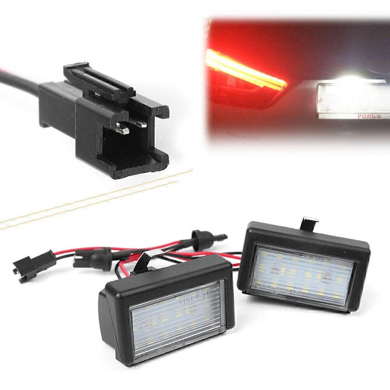 Benz ML W164 / X164 LED License Plate Lights (2006-2015)