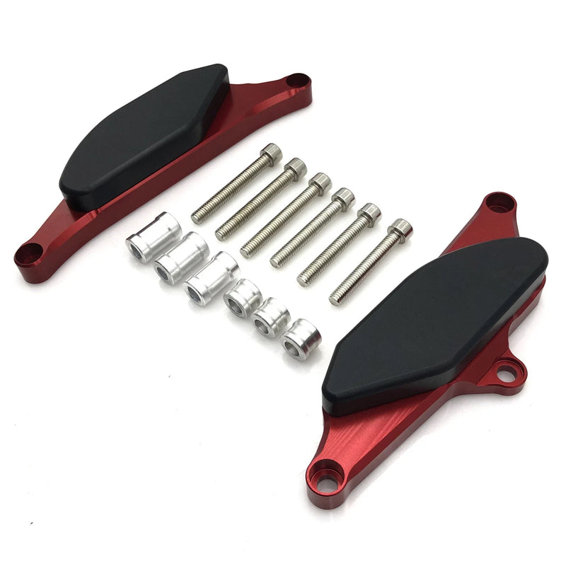 Yamaha Vmax 1700 Red Slider Frame Crash Protector Pad (2009-2018)