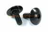 Motorcycle 2x Aluminio Negro carenado tornillos M6x16mm+3mm hombro