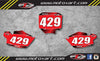 Honda CR80 (1996-2002) Stickers Decals Graphics Custom Number Plates