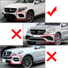 Mercedes Benz GLE-Class W166 C292 Front Bumper Lip Splitter (2015-2018)