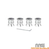Harley Twin Cam Big Twin 1340 Evo 4 Pcs Head Bolt Engine Cover Nut Caps