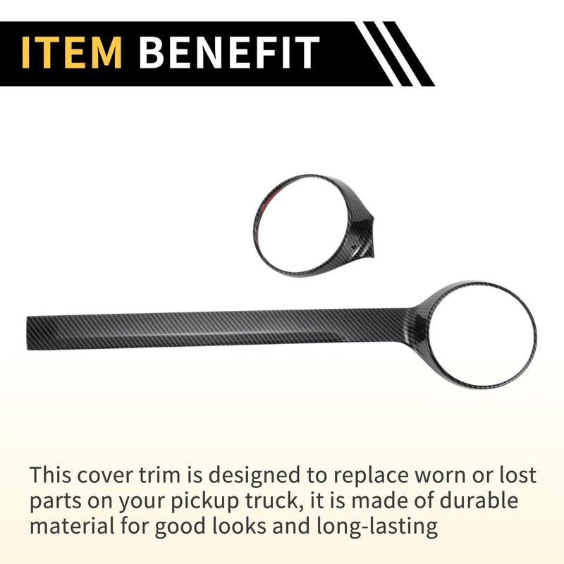 Chevy Colorado (23-24) Carbon Fiber Pattern Central Control Air Vents Cover